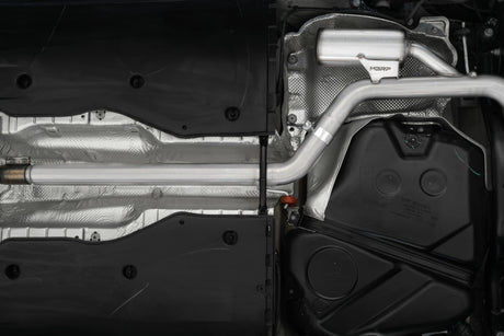 2019-2021 VW Jetta GLI 3" Catback Dual Split Rear Exit Exhaust Carbon Fiber Tips - View 7 | Dirty Garage