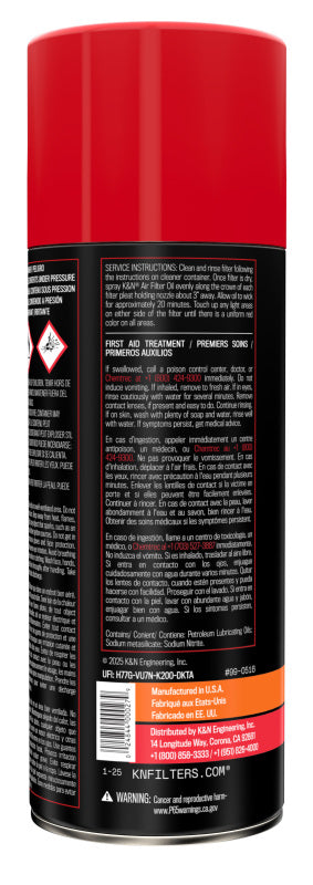 Universal 12.25 oz. Aerosol Air Filter Oil - View 7 | Dirty Garage
