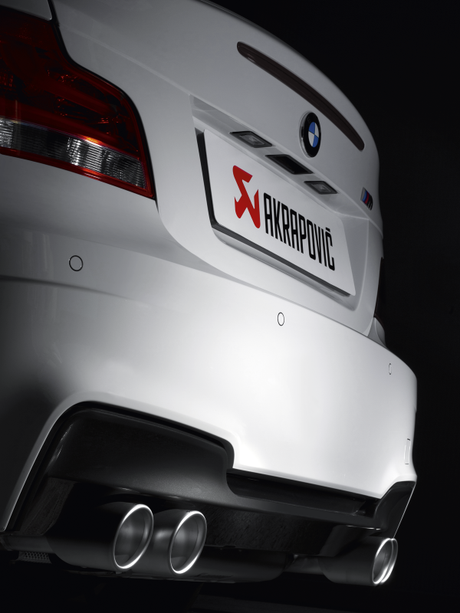 Akrapovic 11-12 BMW 1 Series M Coupe (E82) Slip-On Line (Titanium) (Req. Tips) - View 5 | Dirty Garage