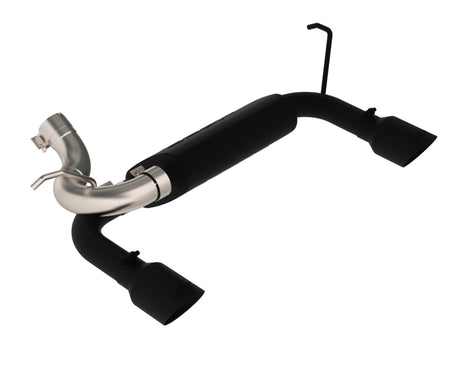 2007-2014 Wrangler Rubicon 3.6L 3.8L Axle-Back Dual Rear Exit Black Performance Exhaust System | Dirty Garage