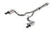 Borla 2024 Ford Mustang GT 5.0L V8 w/o Active Exhaust S-Type Cat-Back Exhaust System - Black Chrome | Dirty Garage