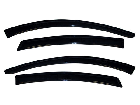 2009-2013 Mazda 6 Ventvisor Outside Mount Window Deflectors Smoke 4-Piece | Dirty Garage