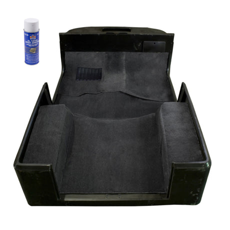 Rugged Ridge Deluxe Carpet Kit w/ Adhesive Gray 76-95 Jeep CJ &Jeep Wrangler YJ - View 2 | Dirty Garage