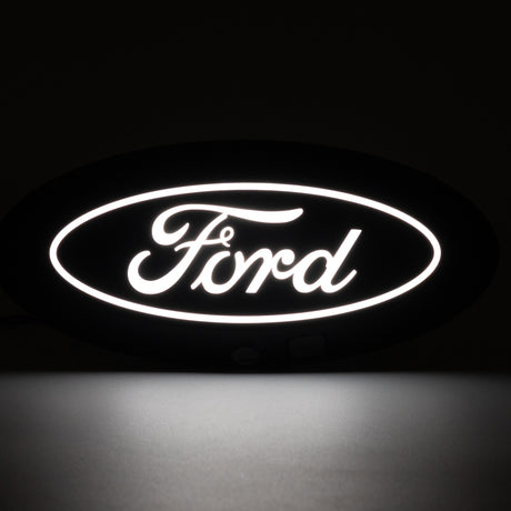 2023 F-150 Front Luminix Ford LED Emblem - View 8 | Dirty Garage