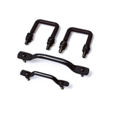 Rugged Ridge Windshield Tie Down Kit Black 55-95 Jeep CJ / Jeep Wrangler - View 4 | Dirty Garage