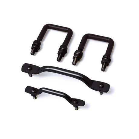Rugged Ridge Windshield Tie Down Kit Black 55-95 Jeep CJ / Jeep Wrangler - View 4 | Dirty Garage