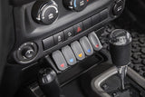 Rugged Ridge Lower Console Switch Panel 11-18 Jeep Wrangler JK/JKU - View 4 | Dirty Garage