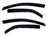 2010-2012 Forte Ventvisor Outside Mount Window Deflectors Smoke 4-Piece - View 4 | Dirty Garage