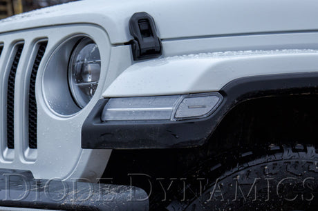 2018-2026 JL Wrangler/Gladiator Clear LED Sidemarker Set - View 2 | Dirty Garage