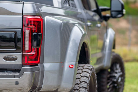 2017-2022 Superduty XB LED Tail Lights Pair Red - View 8 | Dirty Garage