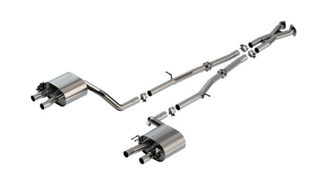 Borla 22-23 Kia Stinger 3.3L V6 Turbo 2.25in Pipe Dia Dual Split Rear Exit S-Type Cat-Back Exhaust | Dirty Garage
