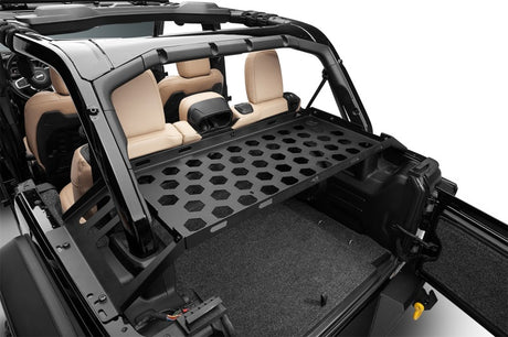 Rugged Ridge 07-21 Wrangler JK/JL 4-Door Interior Storage Rack - View 5 | Dirty Garage