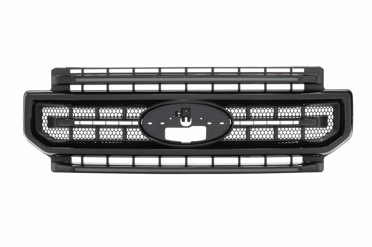 2020-2022 Superduty XBG LED Grille Gloss Black White DRL | Dirty Garage