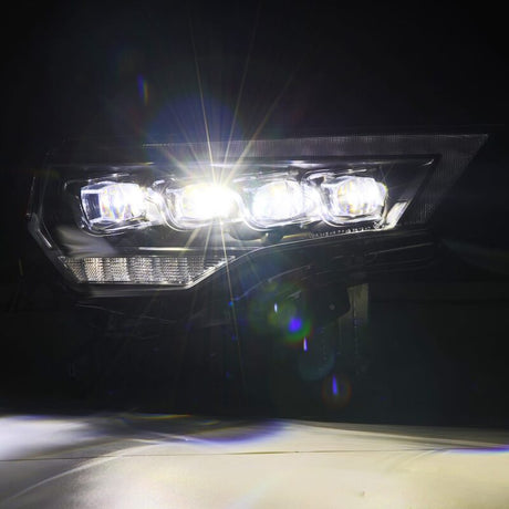 2014-2024 4Runner Nova-Series LED Projector Black Headlight Active Light Sequence Signal Smooth Body DRL - View 4 | Dirty Garage