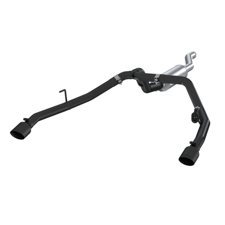 2020 Gladiator 2.5" Dual Rear Exit Cat Back Exhaust Black Coated - View 2 | Dirty Garage