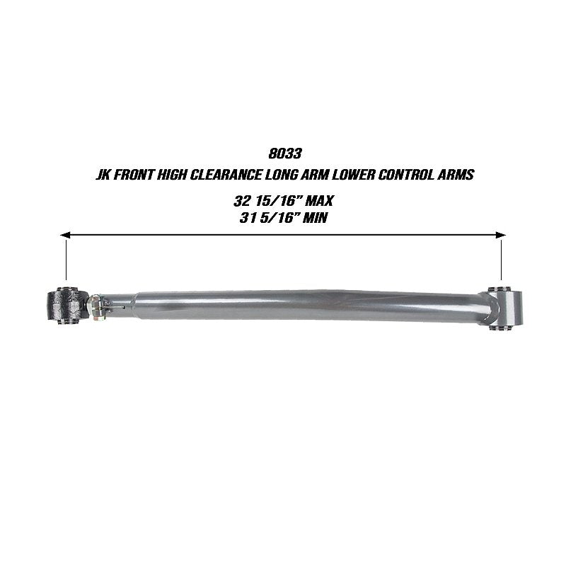 2007-2018 Wrangler Front High Clearance Long Arm Lower Control Arms (SYN8033)