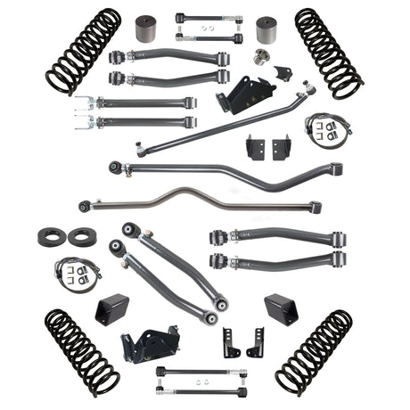 JK 4.5 Inch Lift Stage 3 Suspension System 07-18 Wrangler JKU 4 DR | Dirty Garage