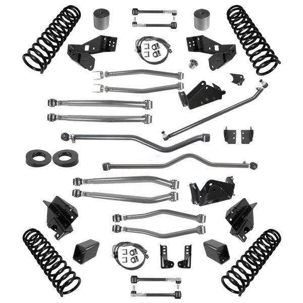 JK 4.5 Inch Lift Stage 4 Suspension System 07-18 Wrangler JKU 4 DR | Dirty Garage