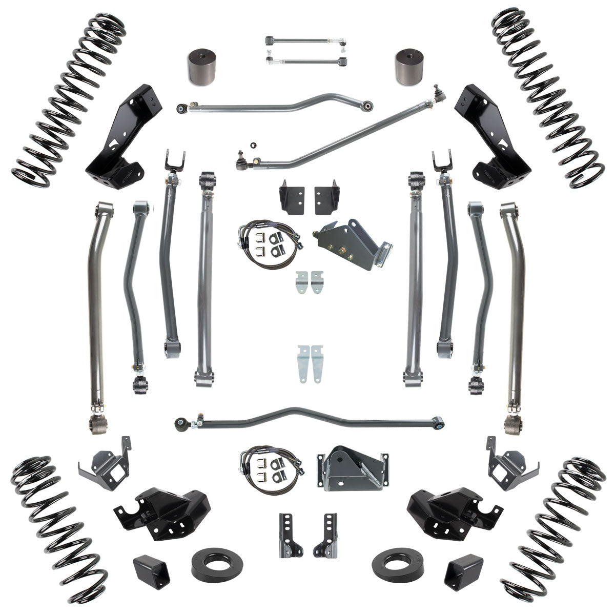 JK 6.0 Inch Lift Stage 4 Suspension System 07-18 Wrangler JKU 4 DR | Dirty Garage