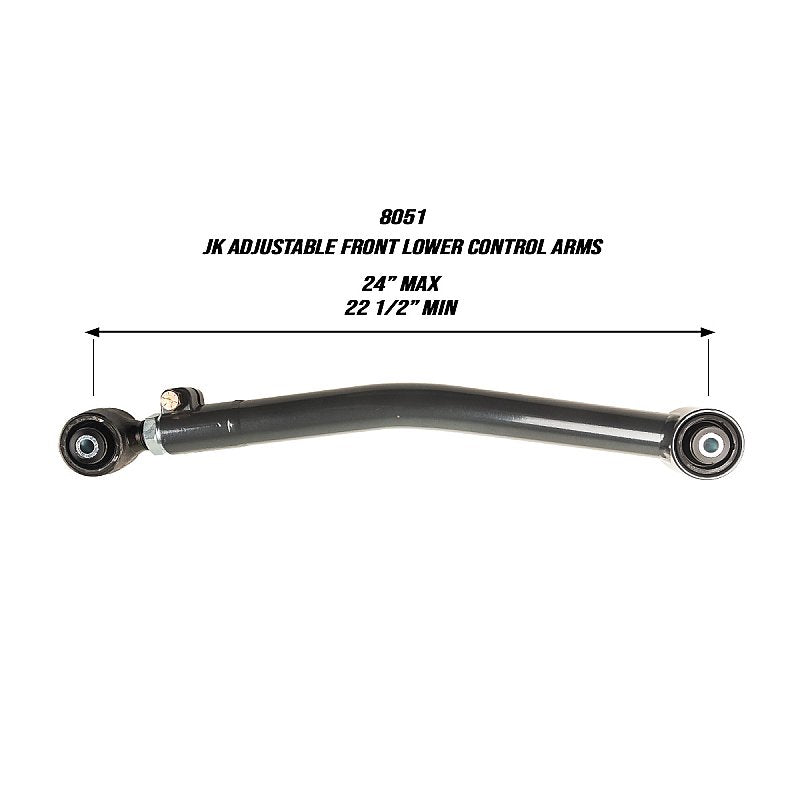 2007-2018 Wrangler High Clearance Adjustable Front Lower Control Arms (SYN8051)