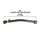 2007-2018 Wrangler High Clearance Adjustable Front Lower Control Arms (SYN8051)