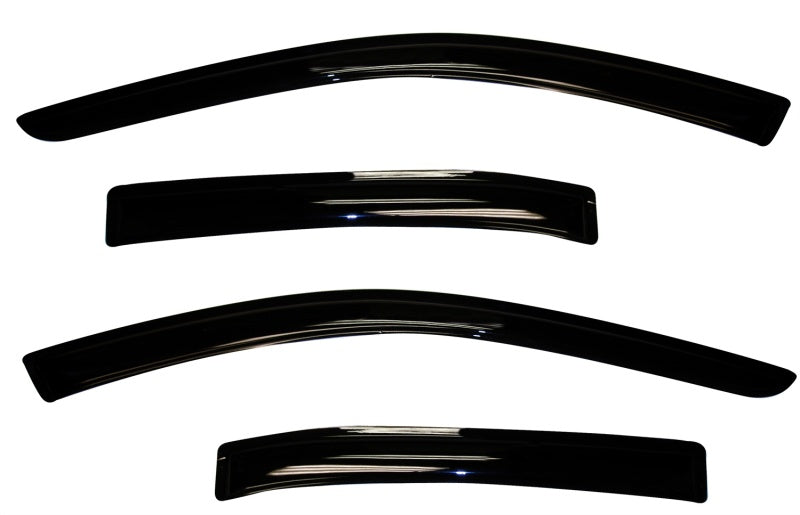 2010-2018 Taurus Ventvisor Outside Mount Window Deflectors 4-Piece Smoke | Dirty Garage