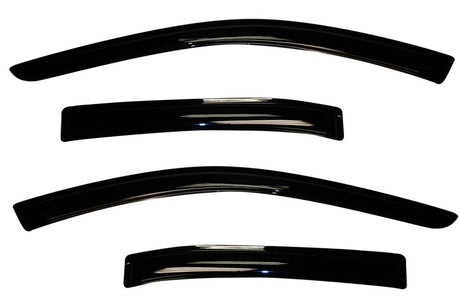 2010-2018 Taurus Ventvisor Outside Mount Window Deflectors 4-Piece Smoke | Dirty Garage