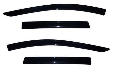 2013-2018 Escape Outside Mount Window Deflectors Smoke 4-Piece - View 4 | Dirty Garage