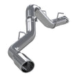 2020-2024 GM HD 6.6L Duramax 4" Mand Bent Tubing AL-Ser Cat Back Single Side Alum | Dirty Garage