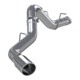 2020-2024 GM HD 6.6L Duramax 4" Mand Bent Tubing AL-Ser Cat Back Single Side Alum | Dirty Garage