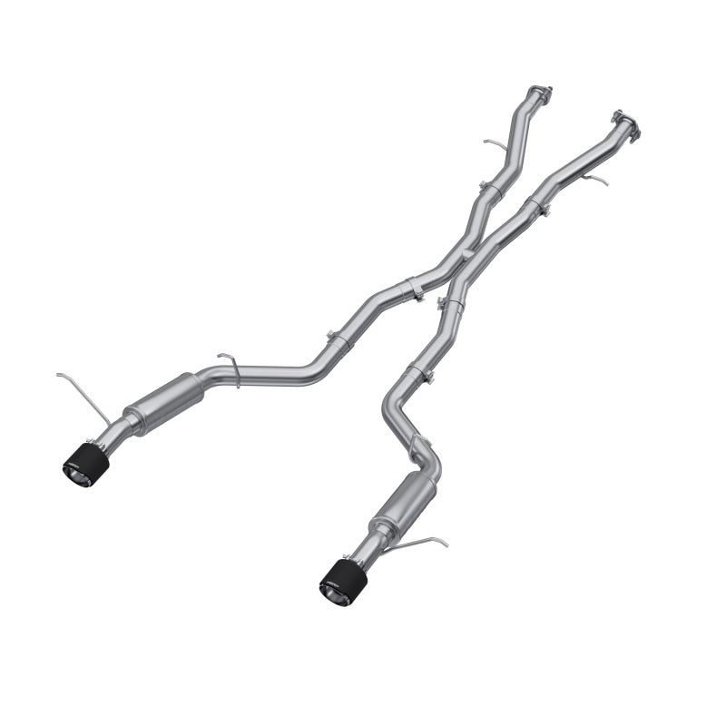 2018-2023 Durango SRT 6.4L Armor Pro T304 SS 3" Cat Back Exhaust Dual Rear Exit with CF Tips | Dirty Garage