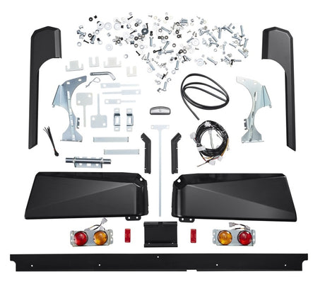 1990-1997 Lexus LX450/Land Cruiser Rear Bar 3500Kg Black 80 With T/Gate - View 11 | Dirty Garage