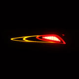 2020-2024 Supra Luxx-Series FT-1 Style LED Tail Lights Alpha-Black - View 5 | Dirty Garage
