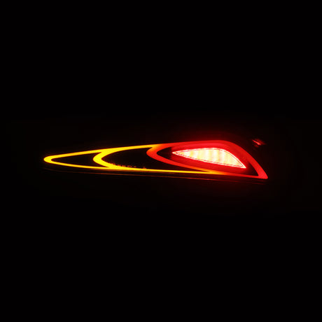 2020-2024 Supra Luxx-Series FT-1 Style LED Tail Lights Alpha-Black - View 5 | Dirty Garage
