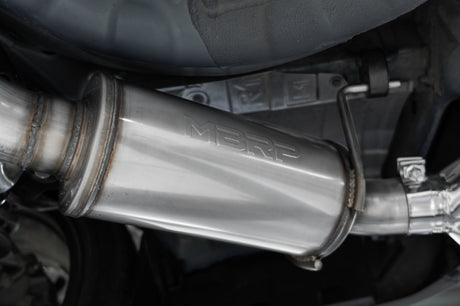 2022- Subaru WRX 3" Cat Back Dual Split Rear Quad Tips Street Profile Exhaust - View 3 | Dirty Garage