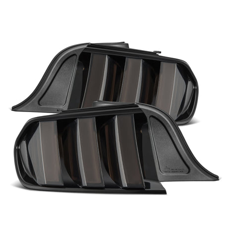 2015-2023 Mustang Nova-Series Prismatic LED Tail Lights Alpha Black | Dirty Garage