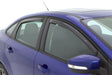2012-2018 Focus Front Rear Window Deflectors Smoke 4-Piece | Dirty Garage