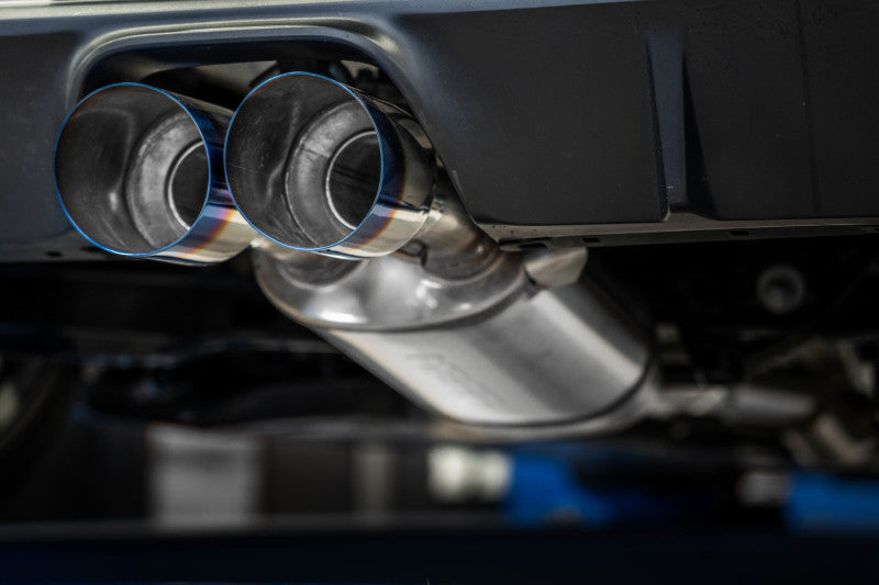 2023 Corolla 1.6L T304 SS 3" Cat Back Dual Center Rear Burnt End Tips - View 3 | Dirty Garage