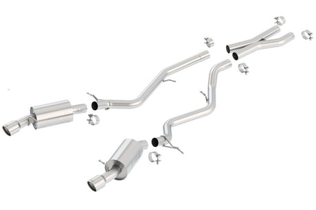 Borla 07-08 BMW 335i Coupe/Sedan Aggressive Catback Exhaust System - View 3 | Dirty Garage