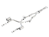 Borla 2015 Dodge Challenger SRT/392 Hemi 6.4L V8 S-TYPE Catback Exhaust w/ Valves Factory Bezel - View 3 | Dirty Garage