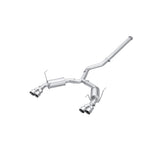 2022- Subaru WRX 3" Cat Back Dual Split Rear Quad Tips Street Profile Exhaust | Dirty Garage