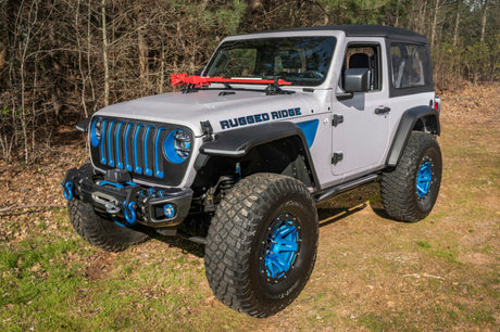 Rugged Ridge Max Terrain Fender Flare Set F & R 18-22 Jeep Wrangler JL - View 7 | Dirty Garage
