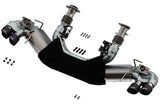 Borla 2020 Chevrolet Corvette C8 6.2L ATAK 3in Exhaust System Dual Round Angle Cut Carbon Fiber Tips | Dirty Garage