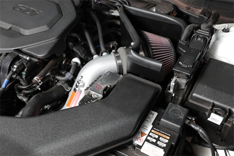 2015-2018 Sonata L4-2.4L F/I Silver Typhoon Short Ram Intake - View 2 | Dirty Garage