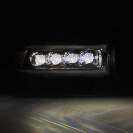 1994-2001 Ram 1500 Nova-Series LED Projector Alpha Black Headlights Active Light Sequential Signal Smooth DRL - View 4 | Dirty Garage