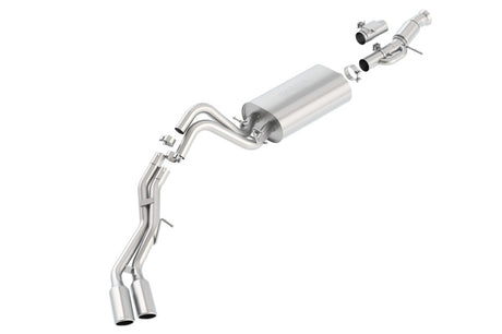 Borla Touring Cat Back 15-16 GMC Denali 6.2L V8 2.75in, 2.25in Dual Same Side Exit 4in Tips Exhaust | Dirty Garage