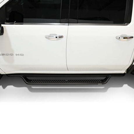 Westin 19-25 Chevrolet/GMC Silverado/Sierra 1500 CC Outlaw Drop Running Boards - Tex. Blk - View 9 | Dirty Garage