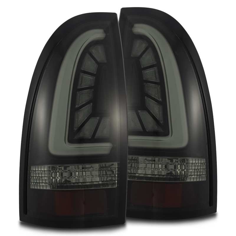 2005-2015 Tacoma Pro-Series LED Tail Lights Jet Black - View 5 | Dirty Garage