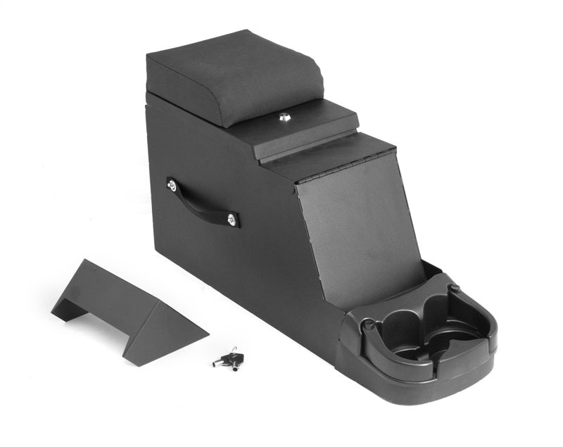 Rugged Ridge Stereo Security Console Black 76-95 Jeep CJ / Jeep Wrangler - View 2 | Dirty Garage