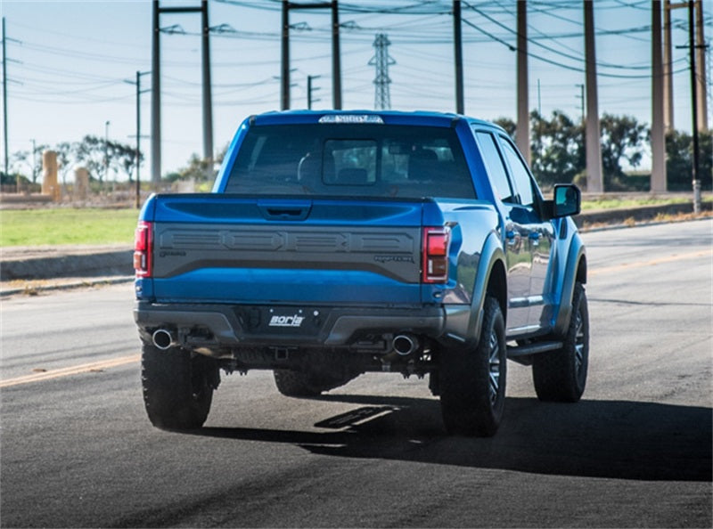 Borla 17-18 Ford Raptor 3.5L 2WD/4WD Short Bed/Extended Cab Standard Bed Resonator - View 4 | Dirty Garage